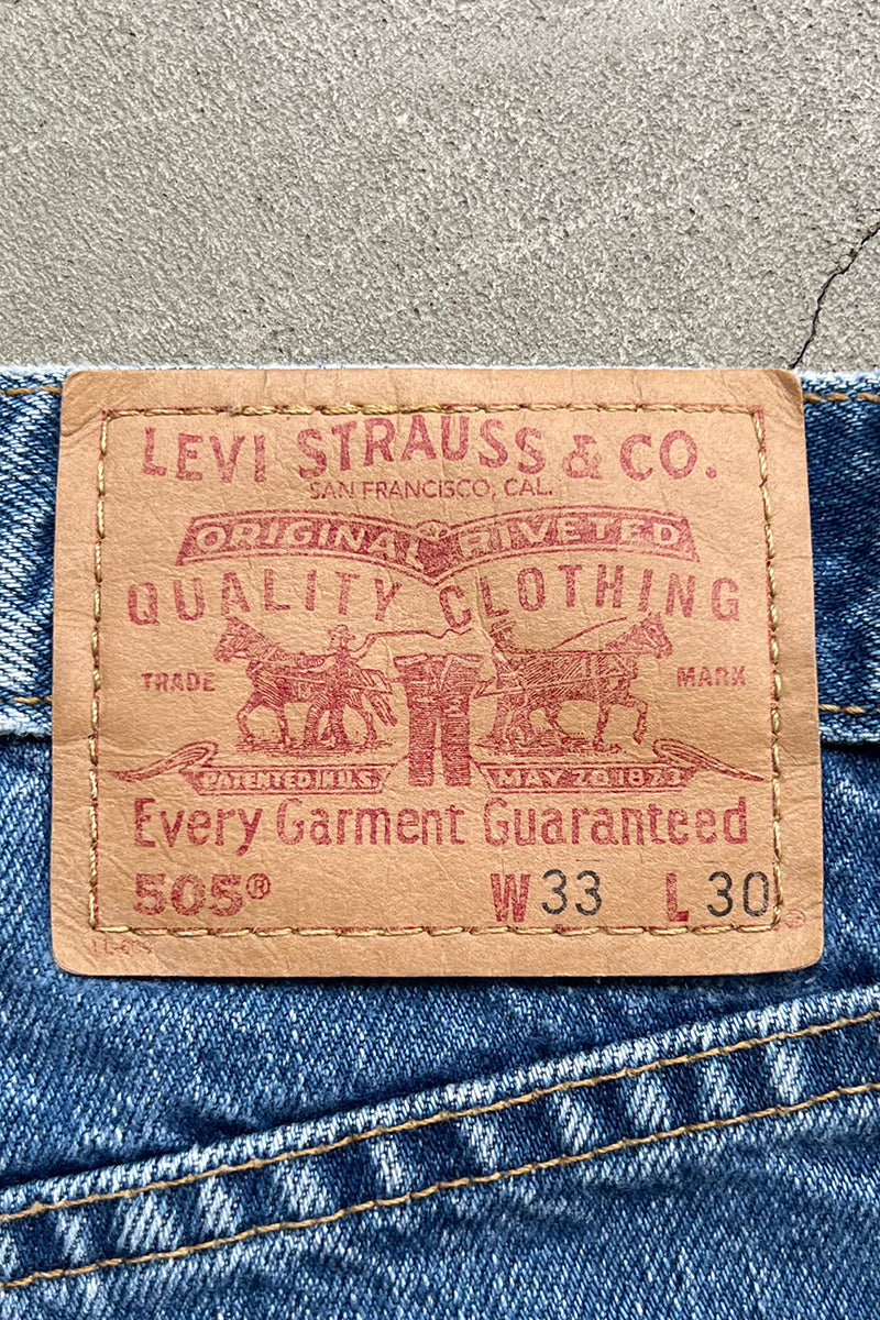 Y2K 02'S 505 DENIM PANTS / INDIGO [SIZE: 33 USED]