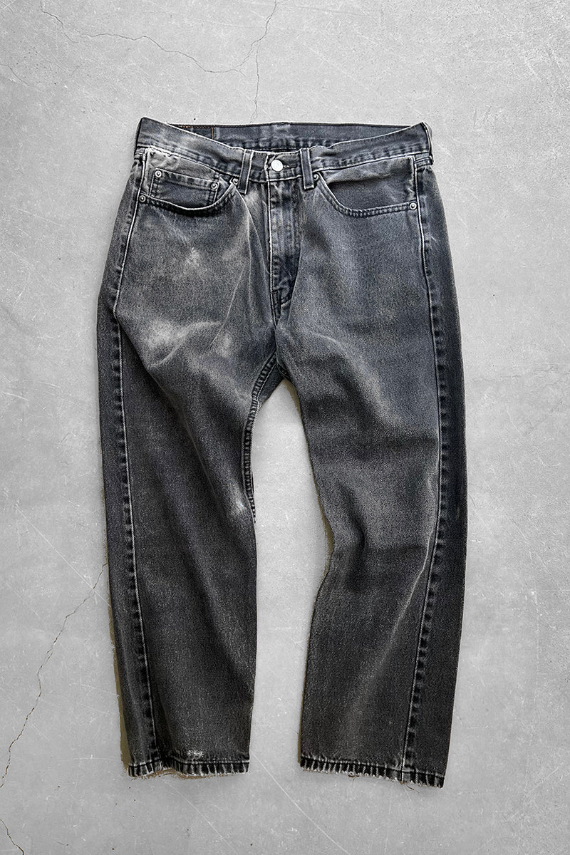 505 DENIM PANTS / SULFUR BLACK [SIZE: 34 USED]