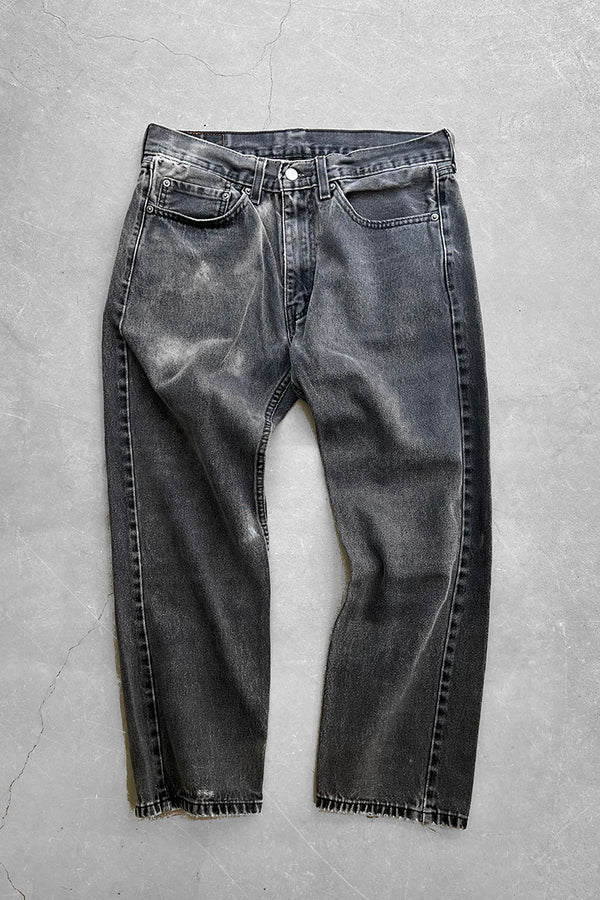 505 DENIM PANTS / SULFUR BLACK [SIZE: 34 USED]