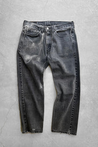 505 DENIM PANTS / SULFUR BLACK [SIZE: 34 USED]