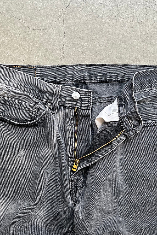 505 DENIM PANTS / SULFUR BLACK [SIZE: 34 USED]