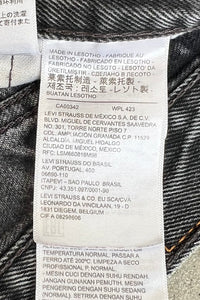 505 DENIM PANTS / SULFUR BLACK [SIZE: 34 USED]