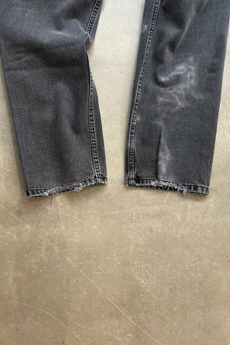 505 DENIM PANTS / SULFUR BLACK [SIZE: 34 USED]
