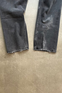 505 DENIM PANTS / SULFUR BLACK [SIZE: 34 USED]