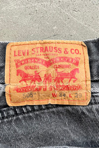 505 DENIM PANTS / SULFUR BLACK [SIZE: 34 USED]