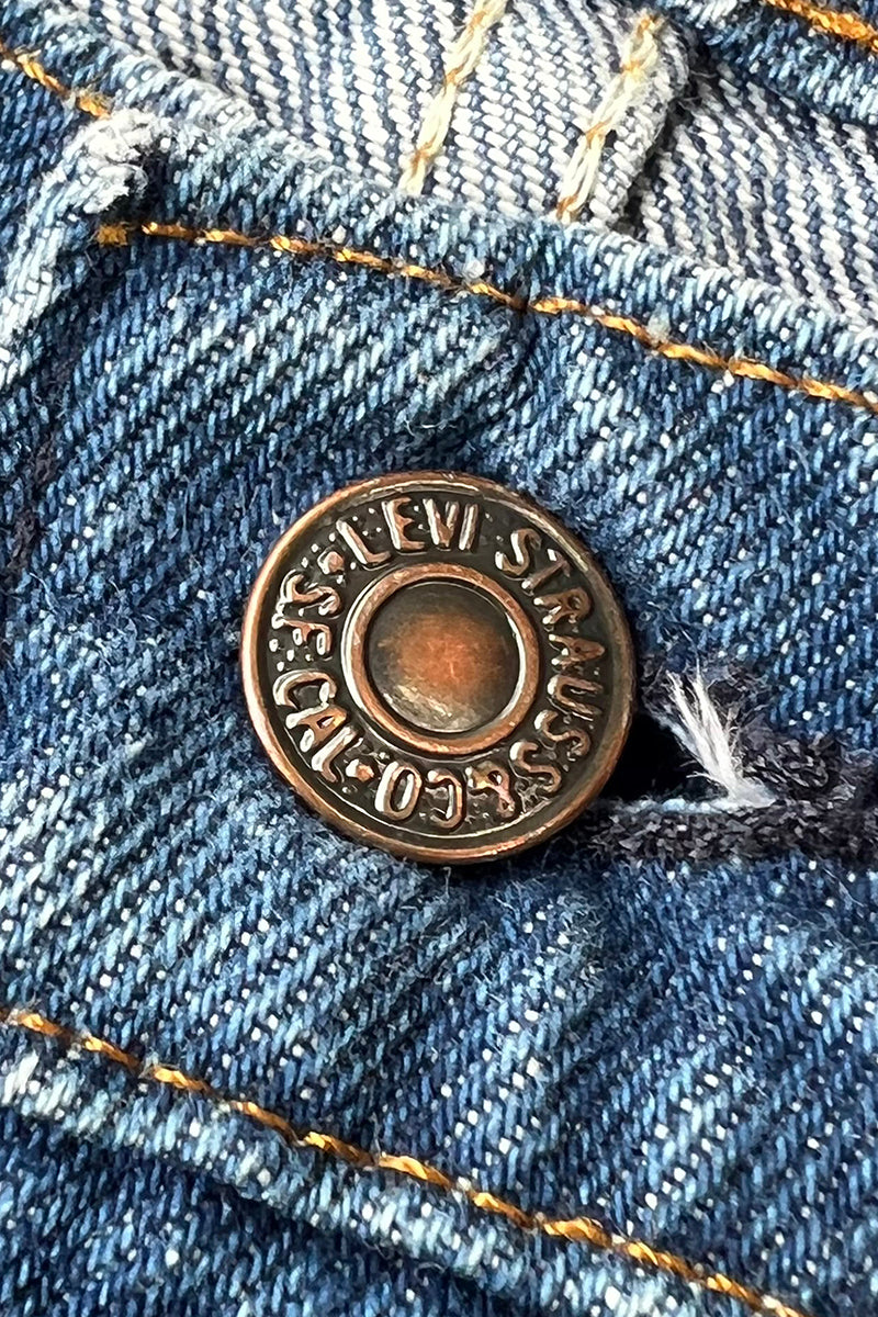 MADE IN USA 90'S 505-0217 DENIM PANTS / INDIGO [SIZE: W32 L30 USED]