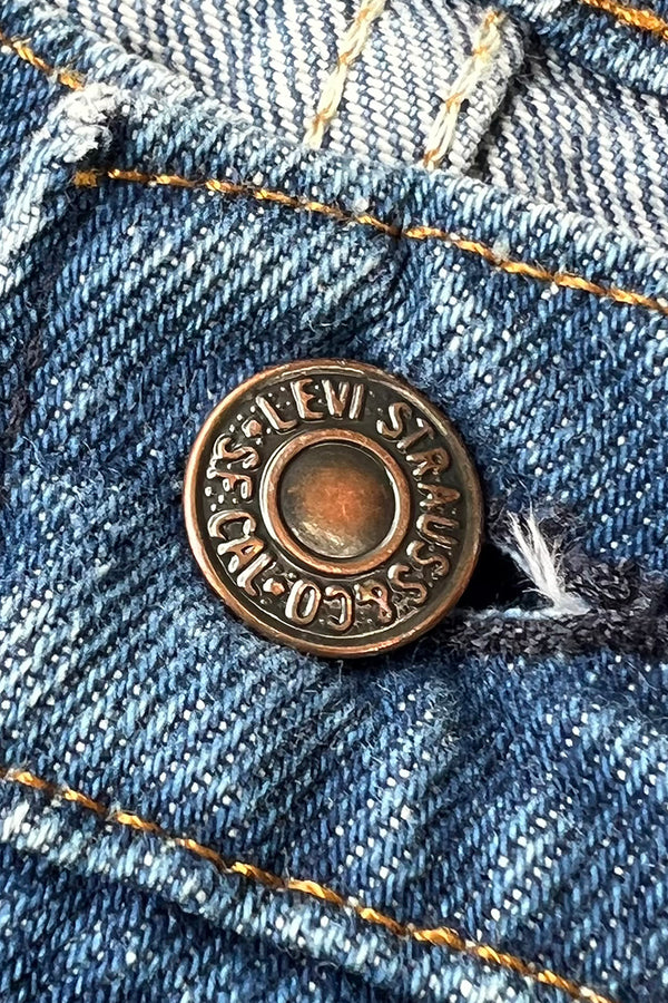MADE IN USA 90'S 505-0217 DENIM PANTS / INDIGO [SIZE: W32 L30 USED]