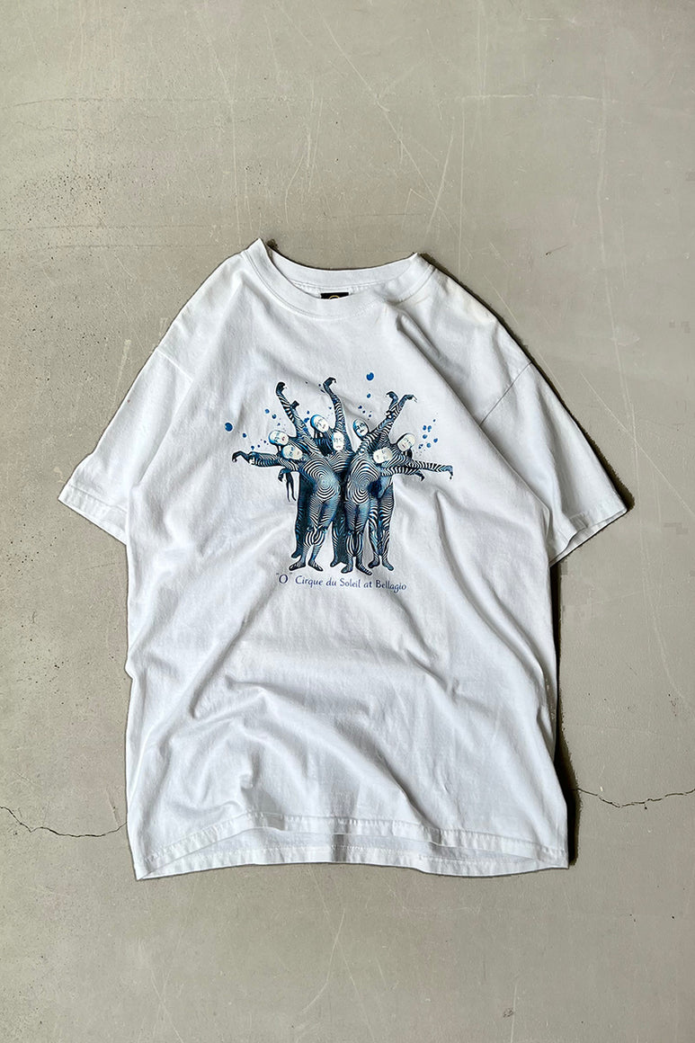 MADE IN MEXICO 90'S PERFORMANCE ART T-SHIRT / WHITE [SIZE: M USED]