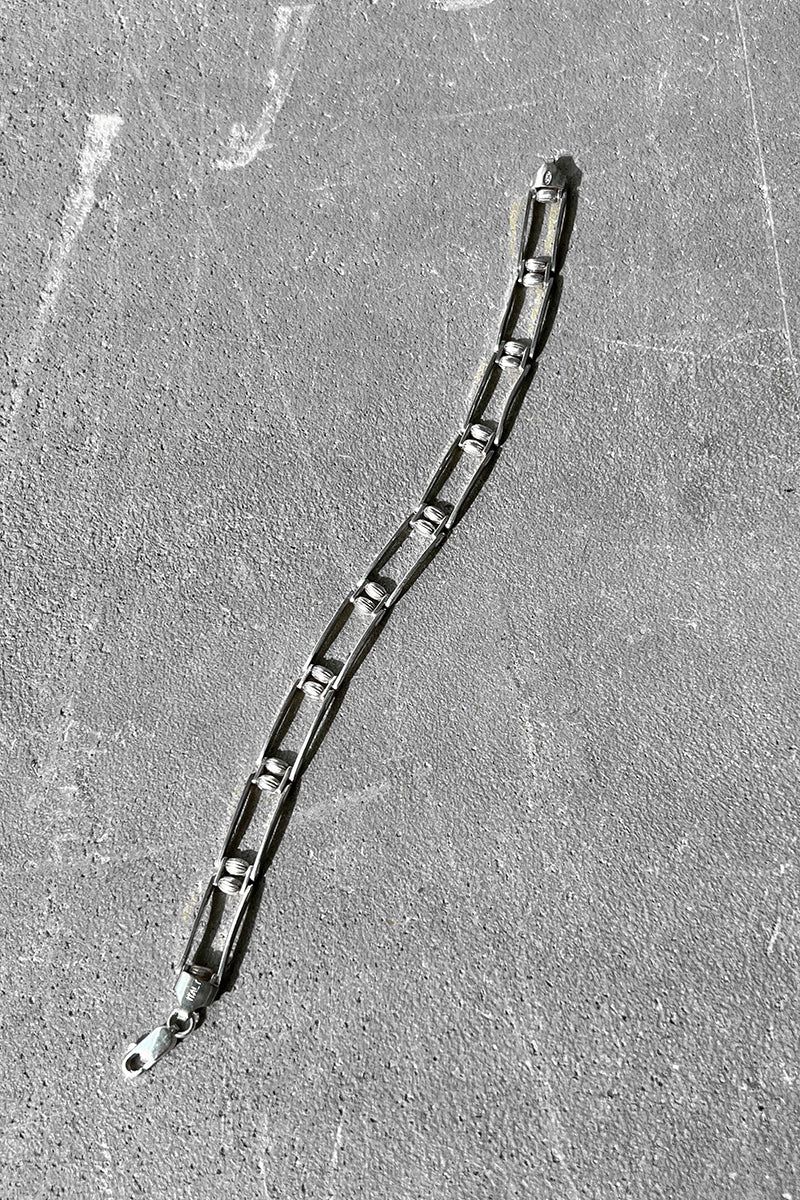 MADE IN ITALY 925 SILVER BRACELET / SILVER [SIZE: ONE SIZE USED]