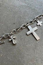 画像をギャラリービューアに読み込む, 925 SILVER CROSS CHARM BRACELET / SILVER  [SIZE: ONE SIZE USED]
