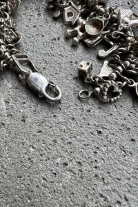 925 SILVER CHARM BRACELET / SILVER  [SIZE: ONE SIZE USED]