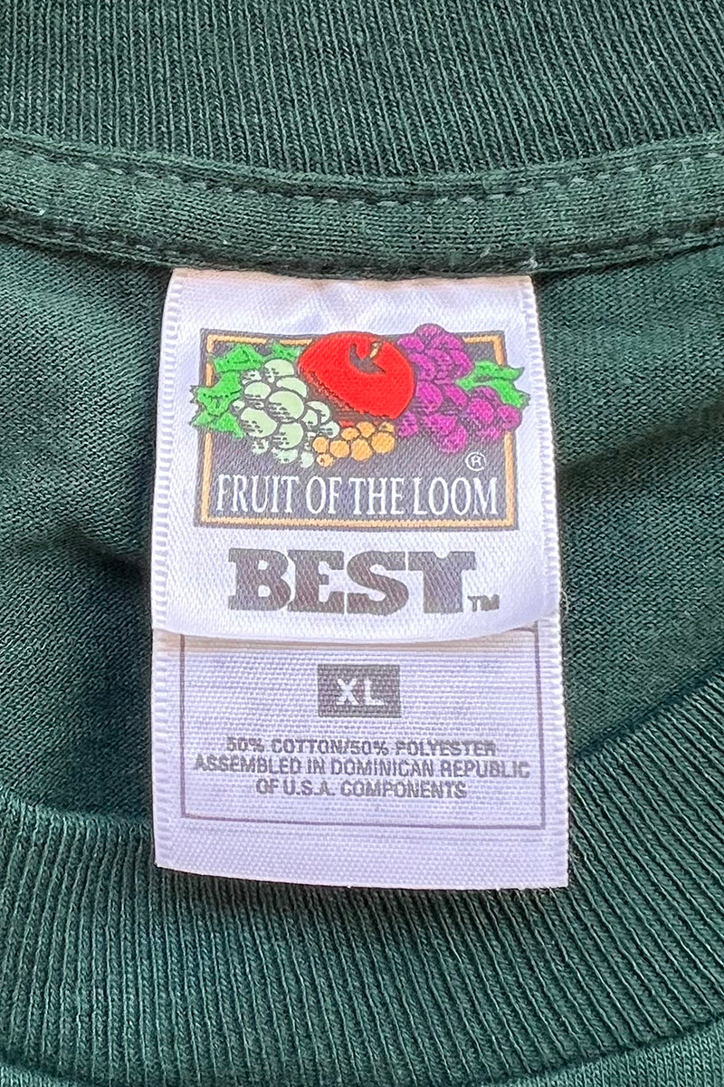 90'S LET'S TALK T-SHIRT / GREEN [SIZE: XL USED]