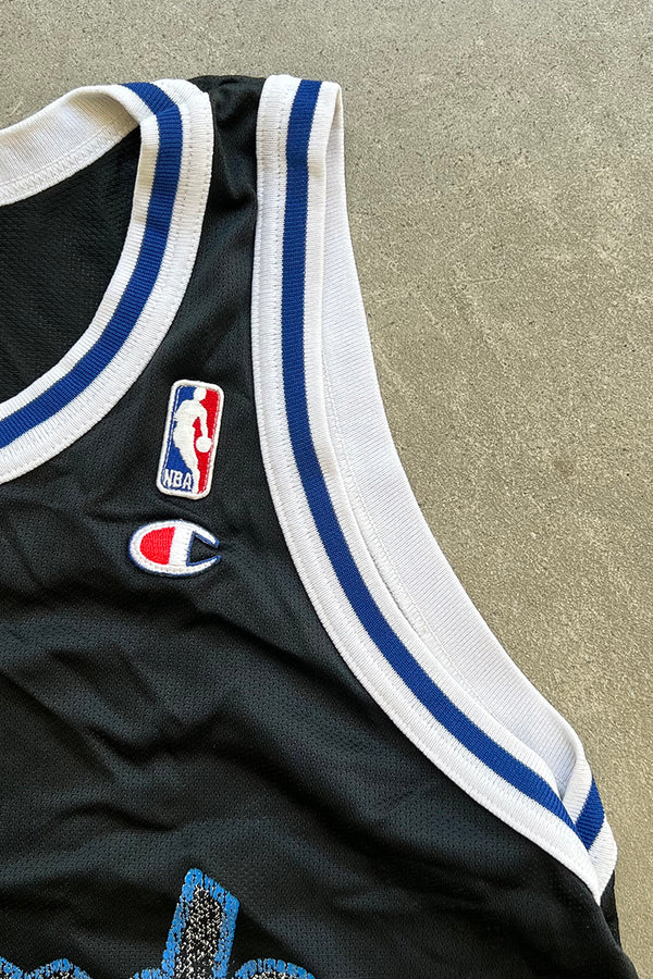 90'S ORLANDO MAGIC HARDAWAY BASKETBALL GAME SHIRT / BLACK [SIZE: M USED]