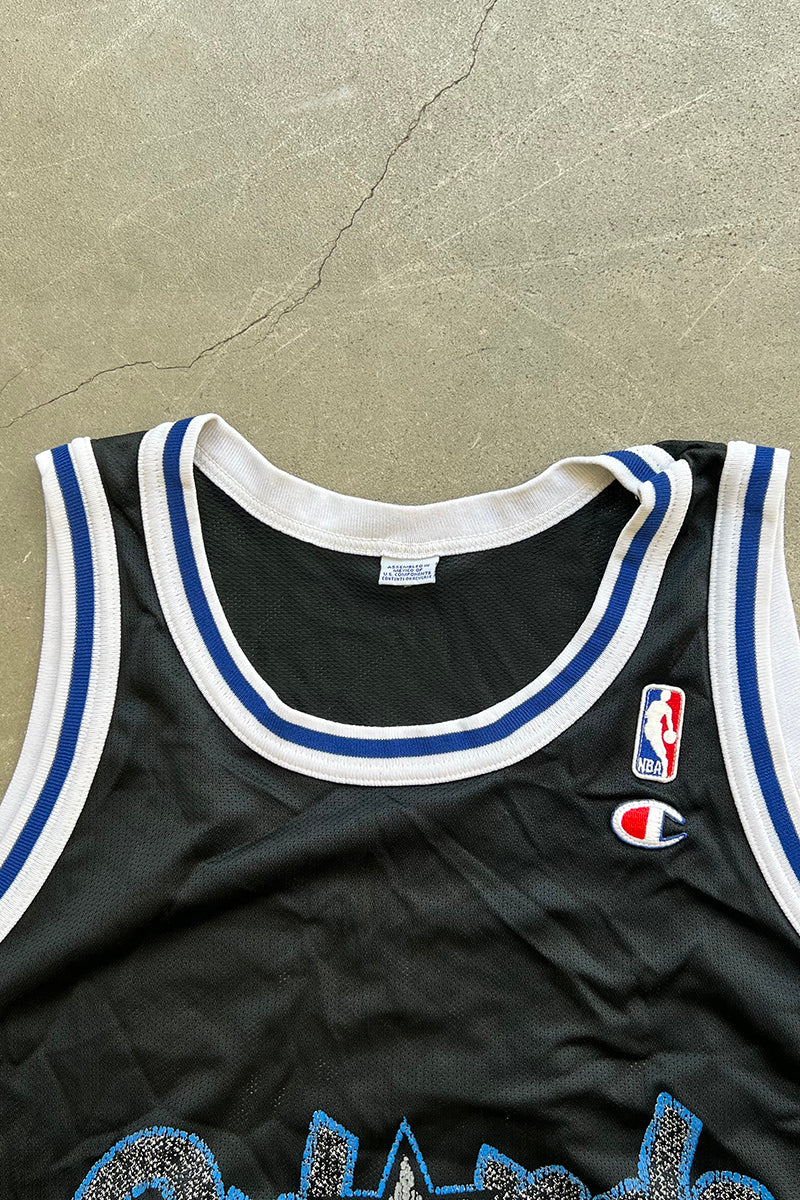 90'S ORLANDO MAGIC HARDAWAY BASKETBALL GAME SHIRT / BLACK [SIZE: M USED]