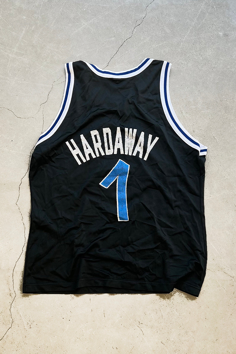 90'S ORLANDO MAGIC HARDAWAY BASKETBALL GAME SHIRT / BLACK [SIZE: M USED]