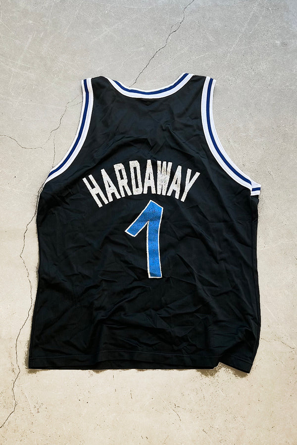 90'S ORLANDO MAGIC HARDAWAY BASKETBALL GAME SHIRT / BLACK [SIZE: M USED]