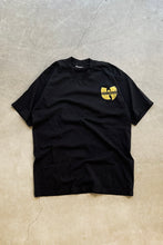 画像をギャラリービューアに読み込む, WU-TANG LOGO T-SHIRT / BLACK [SIZE: M USED]
