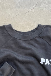 MADE IN USA 90'S KISS MY ASS MESSAGE SWEATSHIRT / BLACK [SIZE: XL USED]