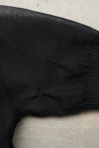 MADE IN ITALY 15SS MESH S/S SHIRT / BLACK [SIZE: 40 USED]