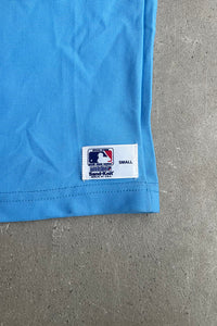 MADE IN USA 80'S V-NECK EXPOS BASEBALL GAME SHIRT / LIGHT BLUE [SIZE: S USED]