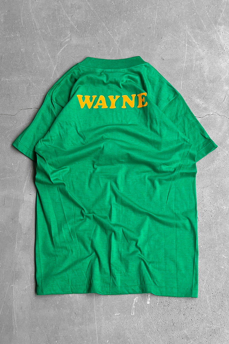 MADE IN USA 80'S TEAM 1 T-SHIRT / GREEN [SIZE: M DEADSTOCK/NOS]