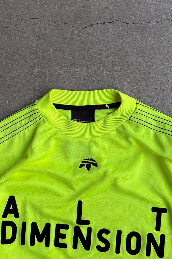L/S FOOTBALL GAME SHIRT / YELLOW [SIZE: L USED]