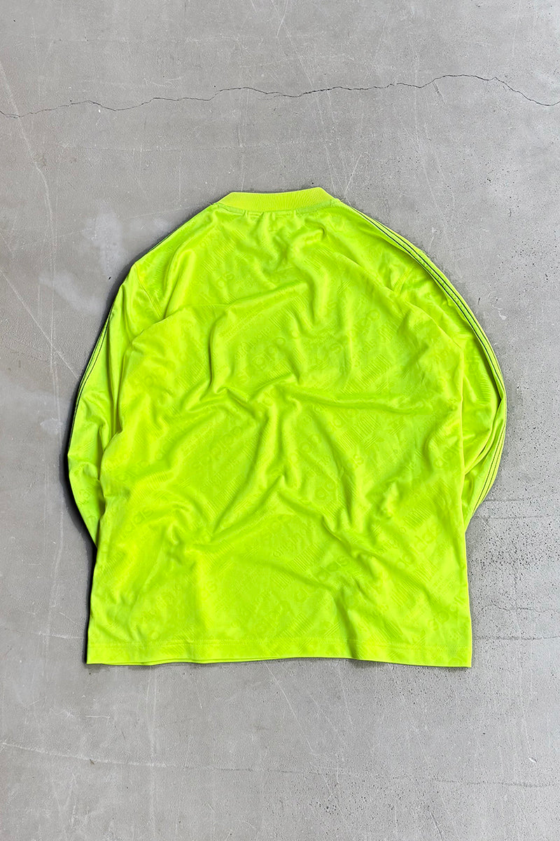 L/S FOOTBALL GAME SHIRT / YELLOW [SIZE: L USED]