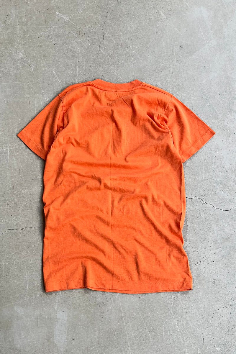 79'S WALT DISNEY THE BLACK HOLE MOVIE T-SHIRT / ORANGE [SIZE: S USED]