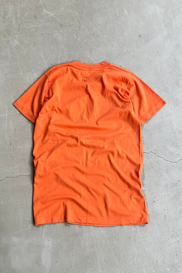 79'S WALT DISNEY THE BLACK HOLE MOVIE T-SHIRT / ORANGE [SIZE: S USED]