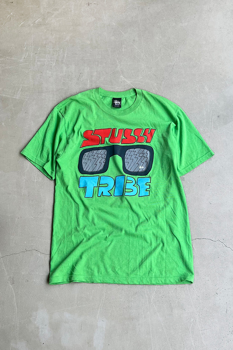 MADE IN MEXICO TRIBE T-SHIRT / GREEN [SIZE: M USED]