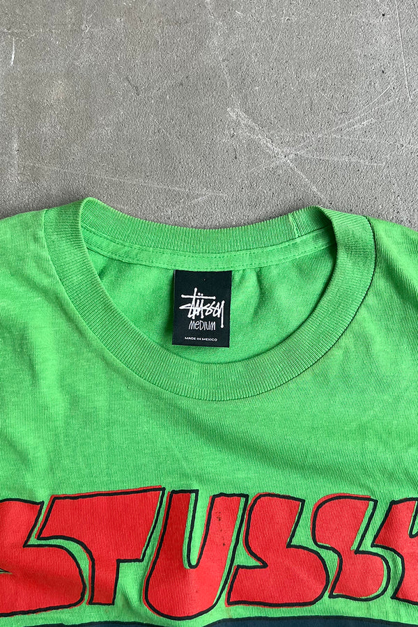 MADE IN MEXICO TRIBE T-SHIRT / GREEN [SIZE: M USED]