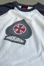 画像をギャラリービューアに読み込む, MADE IN USA 90&#39;S RAGRAN LOGO T-SHIRT / WHITE [SIZE: L USED]
