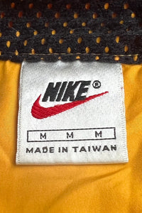 90'S NYLON ZIP UP VEST / YELLOW [SIZE: M USED]