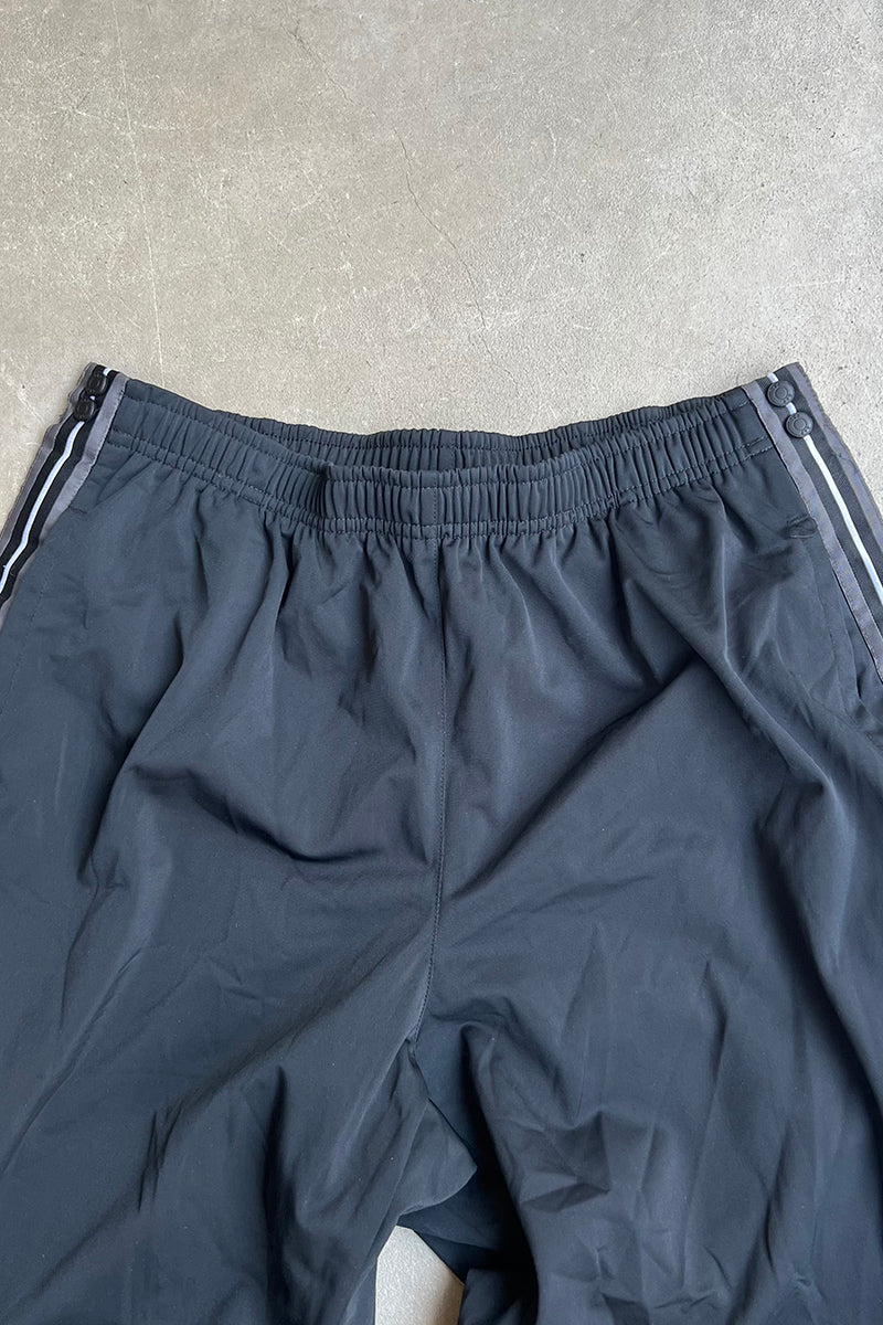 90'S SIDE SNAP NYLON PANT / BLACK [SIZE: M USED]