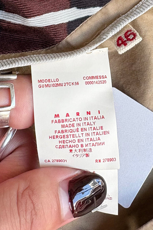 MADE IN ITALY 3B TAILORED JACKET / BEIGE [SIZE: 46 USED]