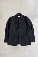 画像をギャラリービューアに読み込む, MADE IN ITALY SUIT SET-UP / BLACK ［SIZE: JACKETS 46 PANTS 44 DEADSTOCK/NOS]
