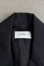 画像をギャラリービューアに読み込む, MADE IN ITALY SUIT SET-UP / BLACK ［SIZE: JACKETS 46 PANTS 44 DEADSTOCK/NOS]
