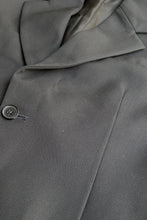 画像をギャラリービューアに読み込む, MADE IN ITALY SUIT SET-UP / BLACK ［SIZE: JACKETS 46 PANTS 44 DEADSTOCK/NOS]
