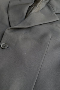 MADE IN ITALY SUIT SET-UP / BLACK ［SIZE: JACKETS 46 PANTS 44 DEADSTOCK/NOS]