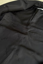 画像をギャラリービューアに読み込む, MADE IN ITALY SUIT SET-UP / BLACK ［SIZE: JACKETS 46 PANTS 44 DEADSTOCK/NOS]
