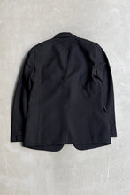 画像をギャラリービューアに読み込む, MADE IN ITALY SUIT SET-UP / BLACK ［SIZE: JACKETS 46 PANTS 44 DEADSTOCK/NOS]
