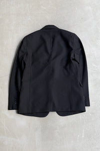 MADE IN ITALY SUIT SET-UP / BLACK ［SIZE: JACKETS 46 PANTS 44 DEADSTOCK/NOS]