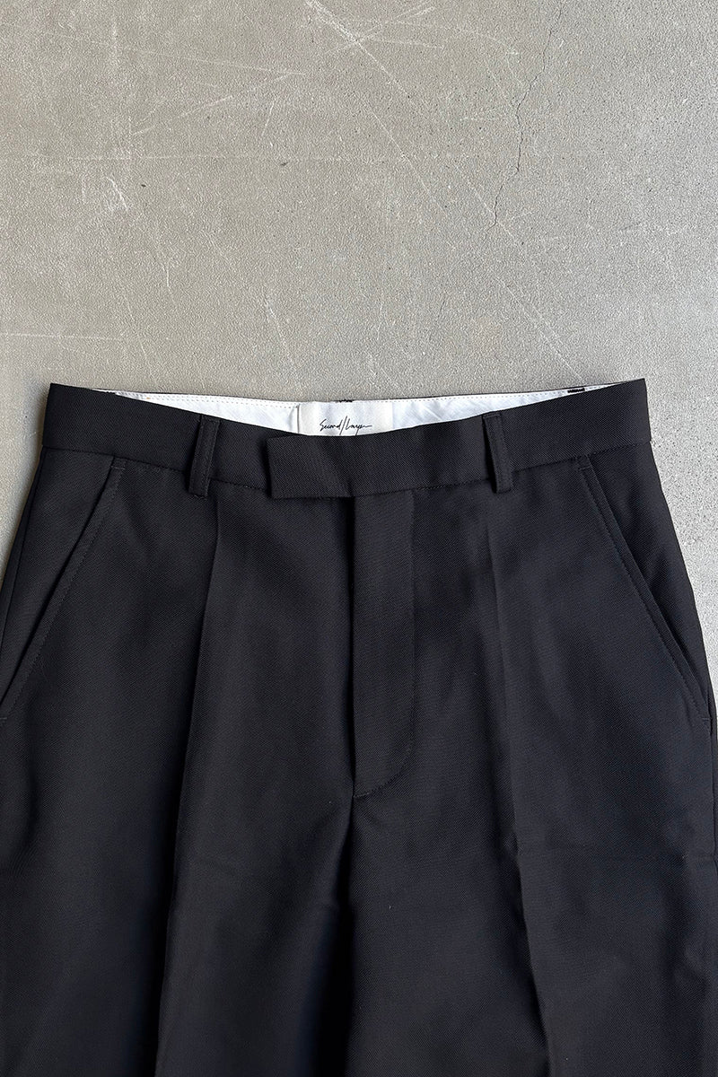 MADE IN ITALY SUIT SET-UP / BLACK [SIZE: JACKETS 46 PANTS 44 DEADSTOCK/NOS]