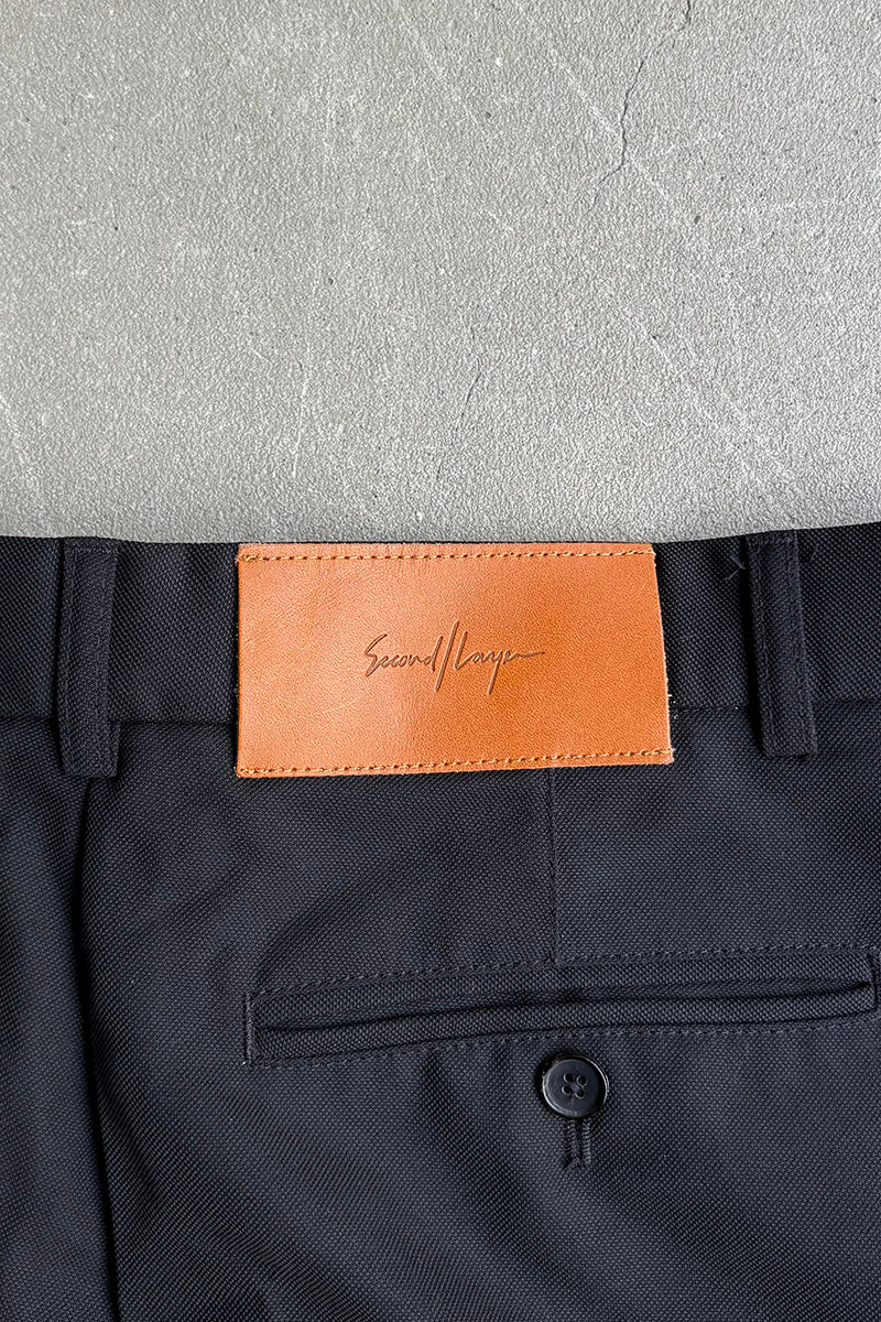 MADE IN ITALY SUIT SET-UP / BLACK [SIZE: JACKETS 46 PANTS 44 DEADSTOCK/NOS]