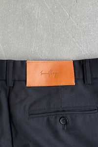 MADE IN ITALY SUIT SET-UP / BLACK ［SIZE: JACKETS 46 PANTS 44 DEADSTOCK/NOS]