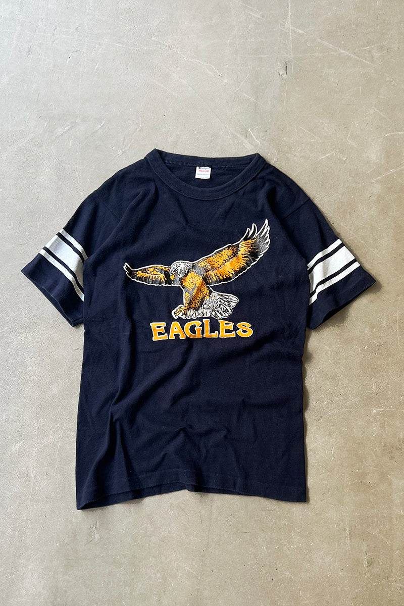 MADE IN USA 80'S EAGLES T-SHIRT / NAVY [SIZE: M USED]