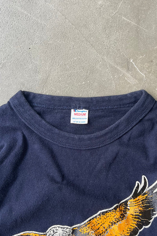 MADE IN USA 80'S EAGLES T-SHIRT / NAVY [SIZE: M USED]