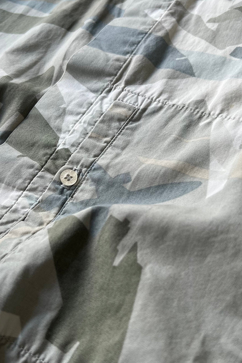 MADE IN USA 90'S S/S SHIRT / CAMO [SIZE: S USED]