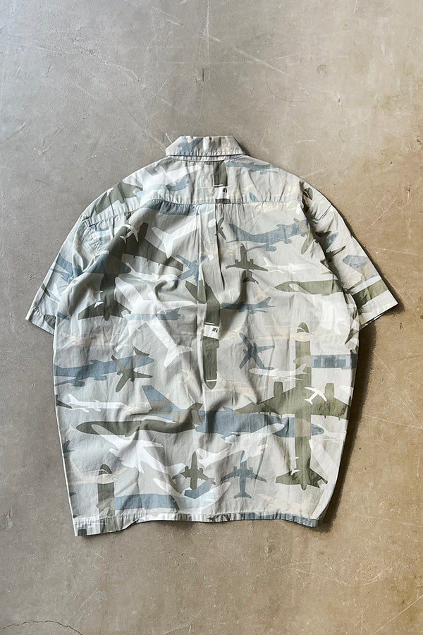 MADE IN USA 90'S S/S SHIRT / CAMO [SIZE: S USED]