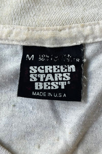 MADE IN USA 80'S STEALTH GRAPHIC T-SHIRT / WHITE [SIZE: M USED]